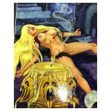 Original James McQuade Painting on Mounting Board