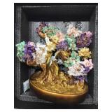 14in. MultiColor Gemstone Tree. Damaged, See
