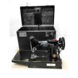 Singer Featherweight Portable 221 Sewing Machine.