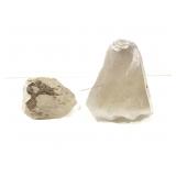 Pair of Smokey Quartz Crystals