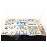 15 Assorted License Plates