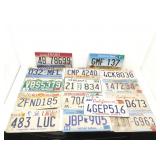 15 Assorted License Plates