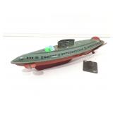 Vintage tin submarine.