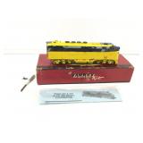 Vintage Varney f3 yellow Diesel engine model in