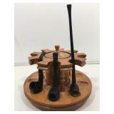 3 Pipes one from Medico and Vauen w/swivel pipe