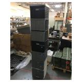 Modular stacking plastic organizer