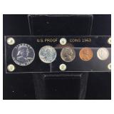 1963 Proof set Silver Coins