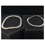 2-Sterling Silver Bracelet
