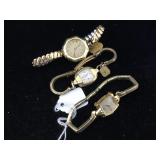 3-Antique ladies wrist watches