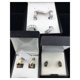 4-Pairs Costume jewelry earrings