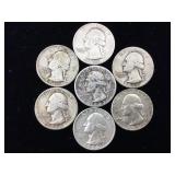 Silver quarters lot 90% silver
