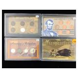 Collectible coins in cases