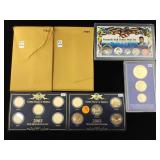 Collectible coins in cases