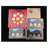 Collectible coins in cases