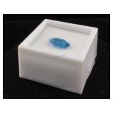 Topaz london blue 3.70ct  14x7mm in case