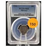 1916 PCGS Silver dime