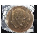 Nixon Bronze Inauguration coin in box