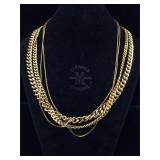 4-Gold Plated Necklaces chains