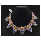 Silver plated Indian necklace