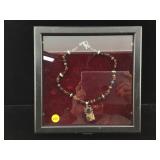 Sterling Necklace in wood case