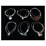 5-Silver Plated Indian hand made necklaces