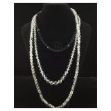 3-Silver necklaces one looks indian