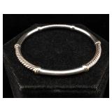 18K and Sterling David Yurman Bracelet 28g total