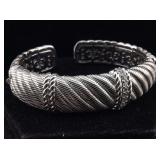 Judith Ripka Sterling Bracelet Heavy 75g