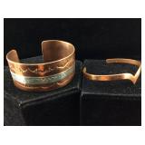 Copper Bracelets hand made in New Mexico