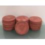30 vintage clay poker chips