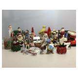 Collection of porcelain bird figures with