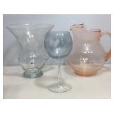 Assorted glassware. Pitchers and more.