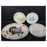 Collectible plates and more.