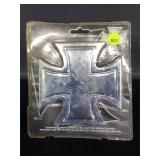 NOS. Iron Cross hitch cover receiver.