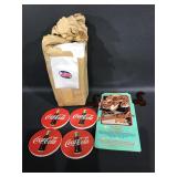 Pepsi and coca cola. Napkins,coasters and more.