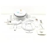 Food processor with parts.