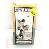 Tarot card deck. Warrior of Vessels.