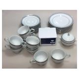 Mikasa l3428 Platinum Crown fine china serving