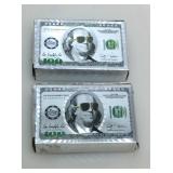 Metallic novelty card decks. Sunglasses