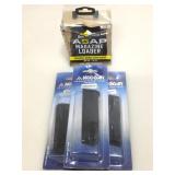 ASAP Magazine loader and three 9mm 13 round