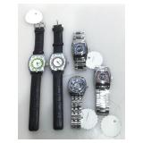 Assorted watches. 777, roulette styles.