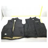 Vests. Timberland S/P and Ecko size M.