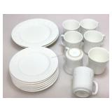 Windsor Browne cups and plates. Made in Italy.