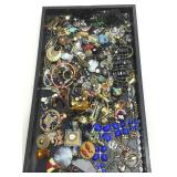 Assorted costume jewelry.