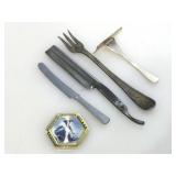 Collectible metal items and more.