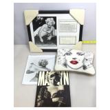 Marilyn Monroe collection. Framed picture and