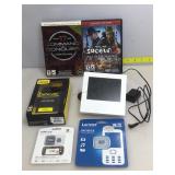 Electronics. Digital Photo frame, phone case,