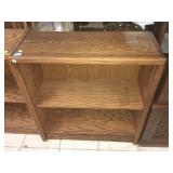 Wood bookshelf, approx 2.5 ft long