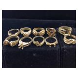 Sterling rings for jewelry making. TW 38.4