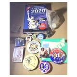 America 2020 Survival book, Mcdonalds pins and